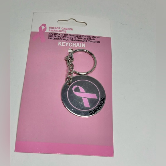 BRAND NEW - BREAST CANCER AWARENESS BUNDLE (TRAVEL MUG/KEYCHAIN/ZIPPER POUCH) - Picture 5 of 9